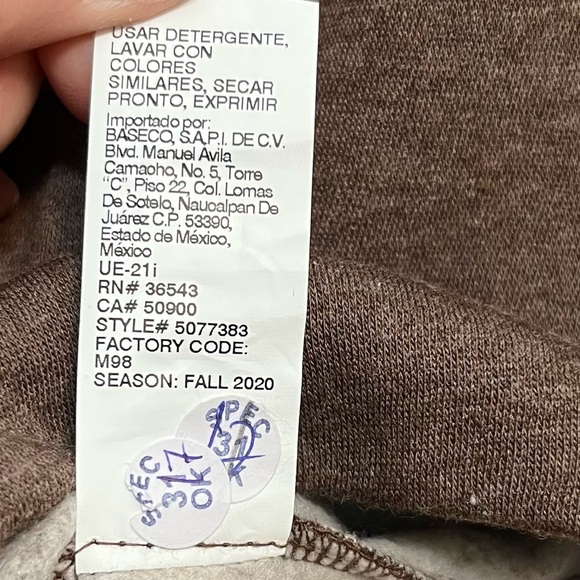 Van Heusen Sweatshirt Heather Brown Large NWT - Picture 6 of 7